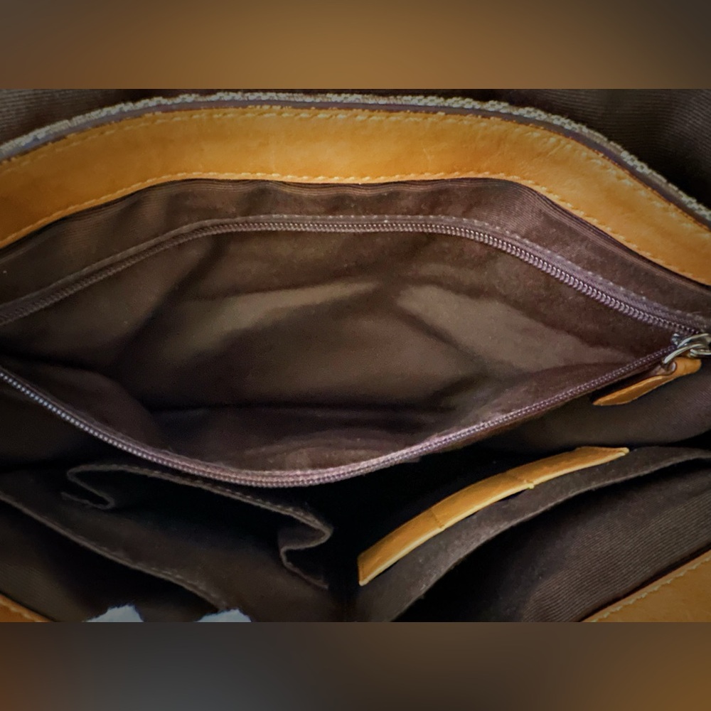 Vintage Y2K Coach Brown Signature Crossbody Bag messenger bag - Picture 17 of 17